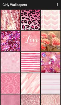 Girly Wallpapers android App screenshot 1